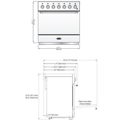 AGA-Black-Electric AMC36IN-MBL