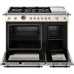 Bertazzoni-Beige-Dual Fuel HER486BTFEPAVT