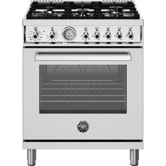 Bertazzoni-Stainless Steel-Dual Fuel PRO305DFMXV