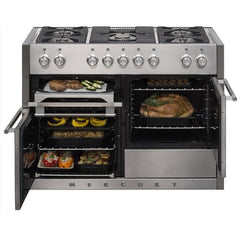 AGA-Stainless Steel-Dual Fuel AMC48DF-SS