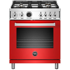 Bertazzoni-Red-Dual Fuel PROF304DFSROT