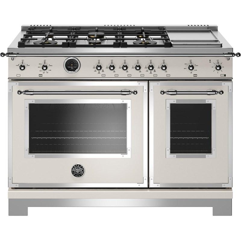 Bertazzoni-Beige-Dual Fuel HERT486GDFSAVT