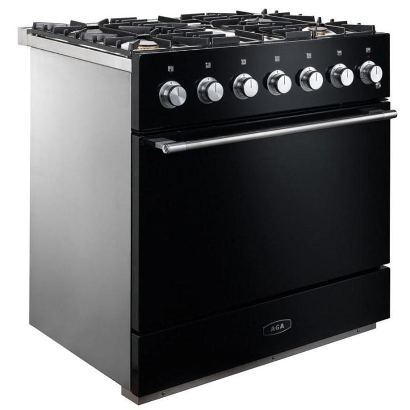 AGA-Black-Dual Fuel AMC36DF-BLK