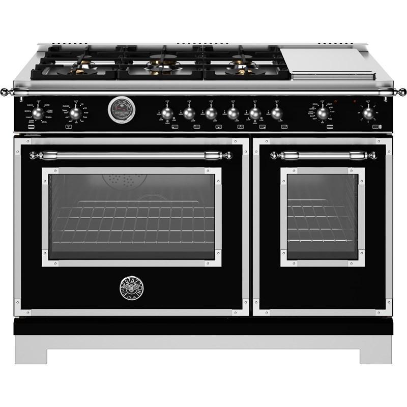 Bertazzoni-Black-Dual Fuel HER486BTFEPNET