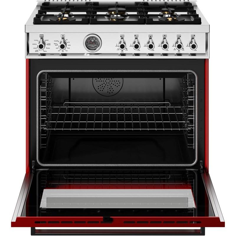 Bertazzoni-Red-Dual Fuel PRO366BCFEPROT