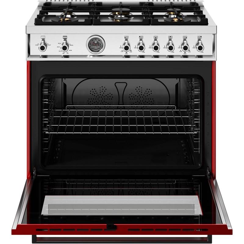 Bertazzoni-Red-Gas PRO366BCFGMROT