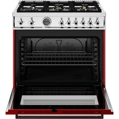 Bertazzoni-Red-Gas PRO366BCFGMROT
