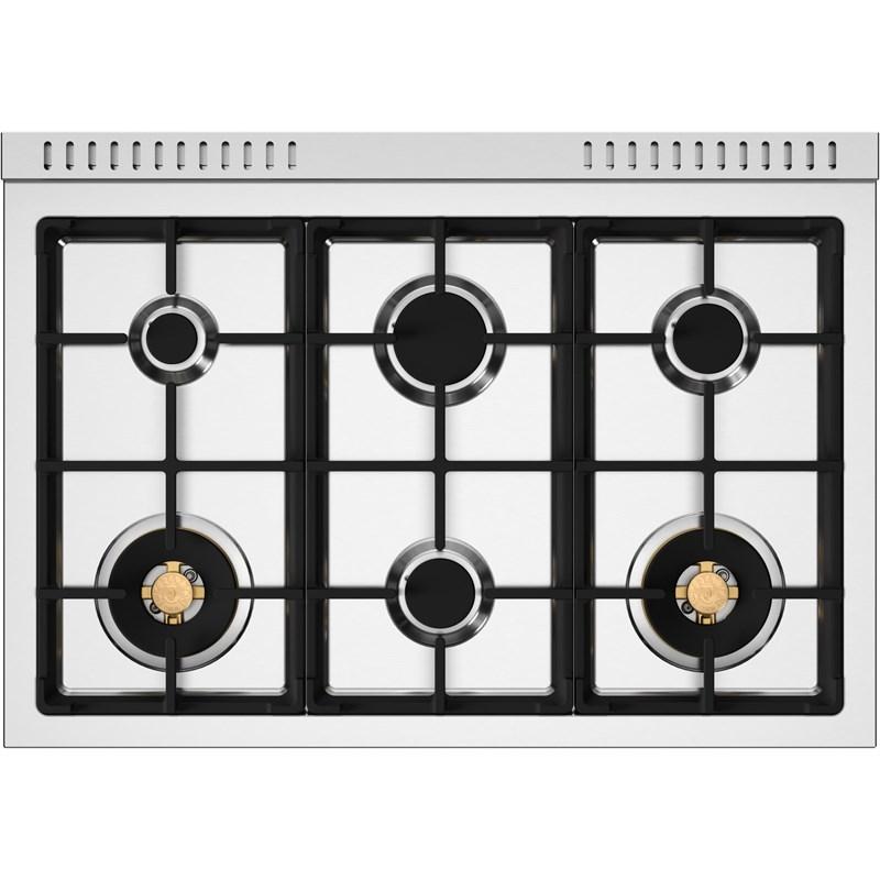 Bertazzoni-Red-Gas PRO366BCFGMROT