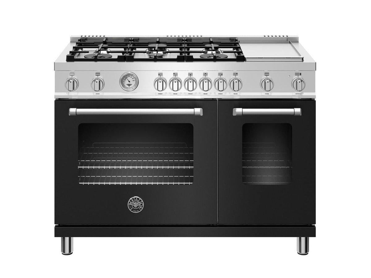 Bertazzoni-Black-Gas MAST486GGASNEE