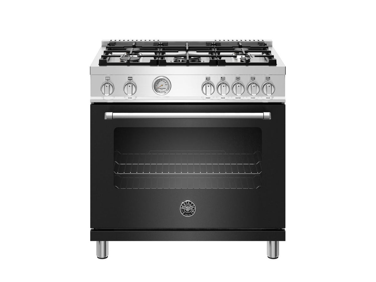 Bertazzoni Black Range-MAST365GASNEE